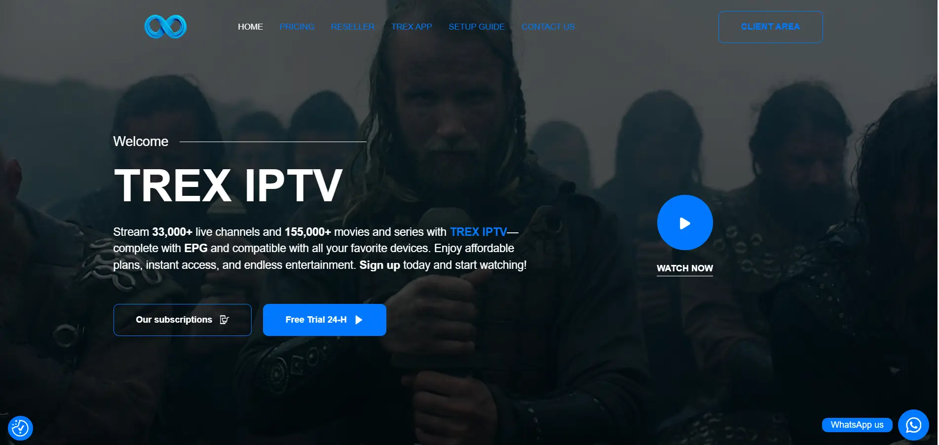 trex iptv home page.webp