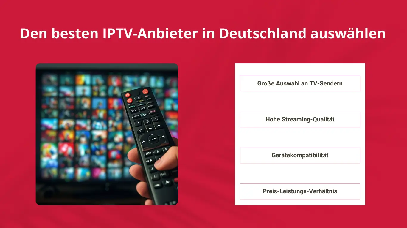 So wählt man den besten IPTV Dienst in Deutschland